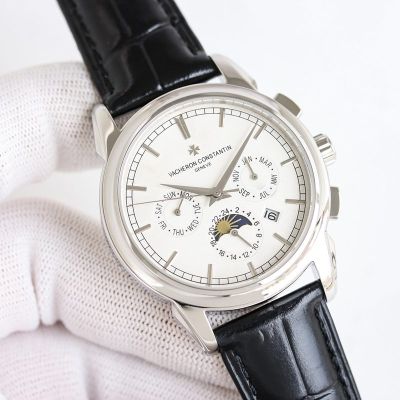 Vacheron Constantin Patrimony 9100 Movement 41 for Men 35mm for Women White/Yellow Face Couple Watch